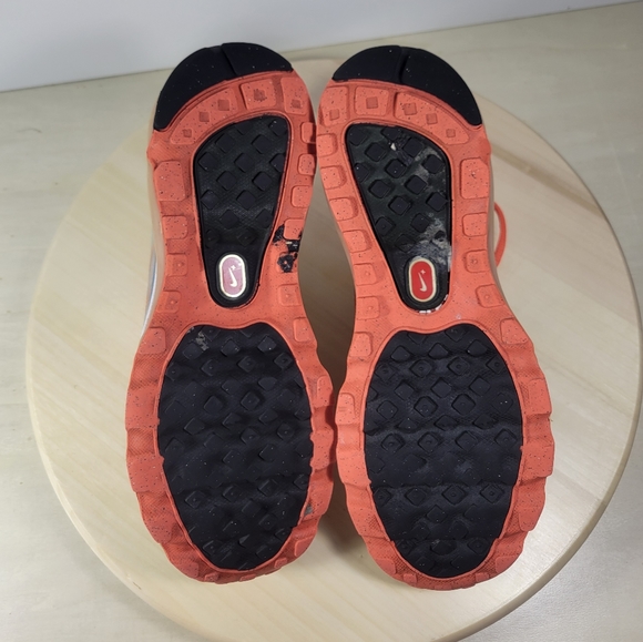 Nike Grey Orange Air Max 2009 Running Sneakers 354750-002 Women's Size 8.5 - Picture 7 of 14